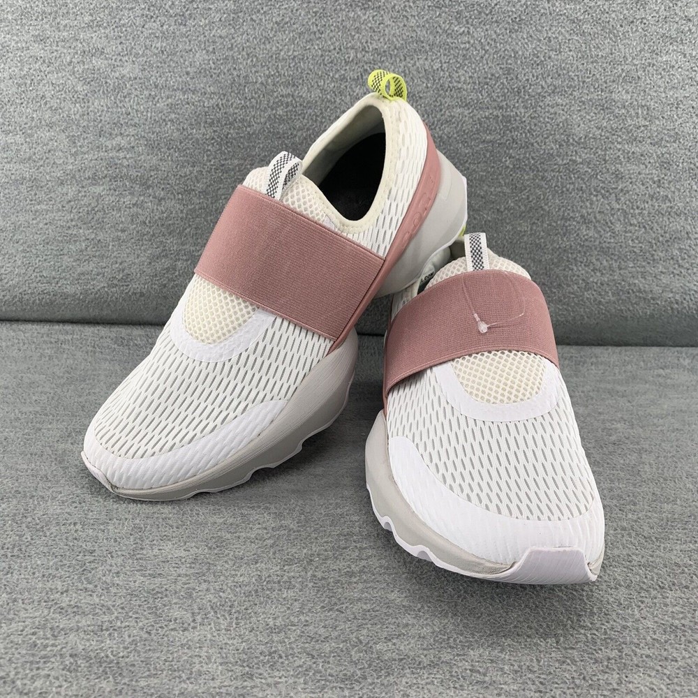 SOREL - Women's Size 11 Kinetic Impact Strap Sneakers White/Moonstone Slip On